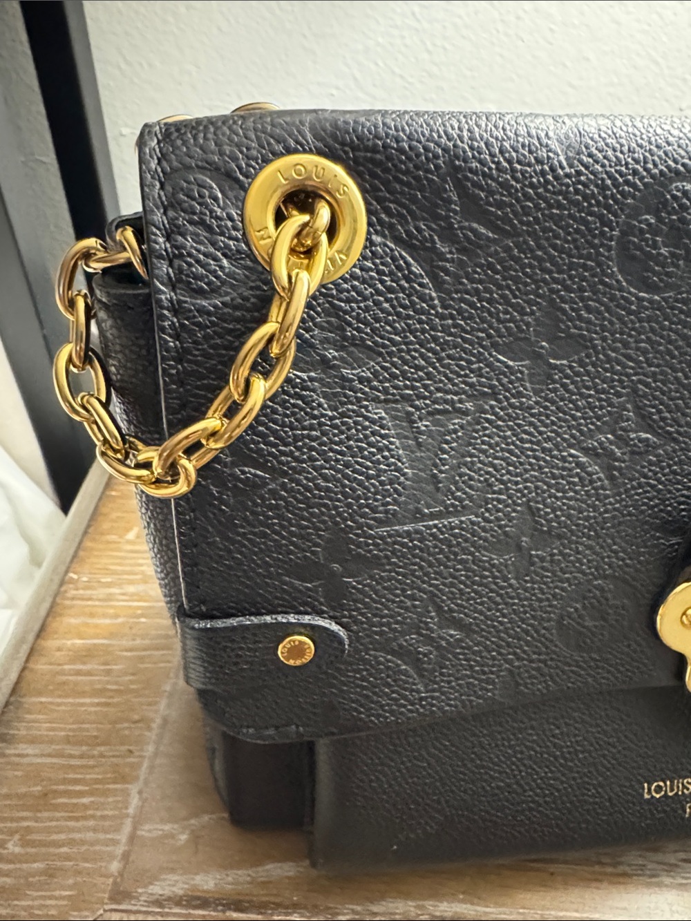Louis Vuitton Vavin PM Monogram Empreinte Noir Black Leather Shoulder Bag - Picture 3 of 16